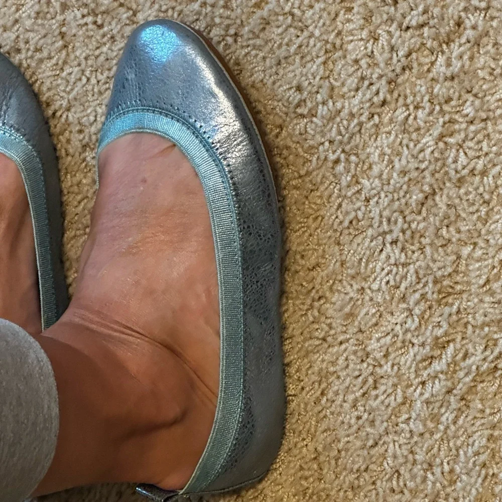 Yosi Samra Blue Women’s Shoe - Picture 5 of 7